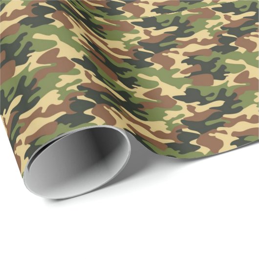 camouflage geschenkpapier (Rolleneckpunkt)