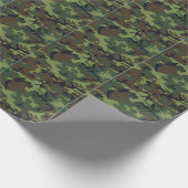 Camouflage Geschenkpapier (Ecke)