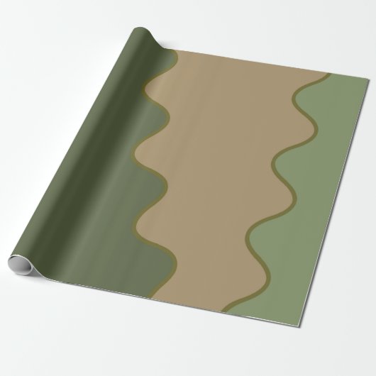 Camouflage Geschenkpapier (Ungerollt)