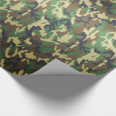 Camouflage Geschenkpapier (Ecke)