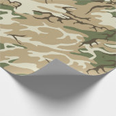 Camouflage Geschenkpapier (Ecke)