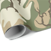 Camouflage Geschenkpapier (Rolleneckpunkt)
