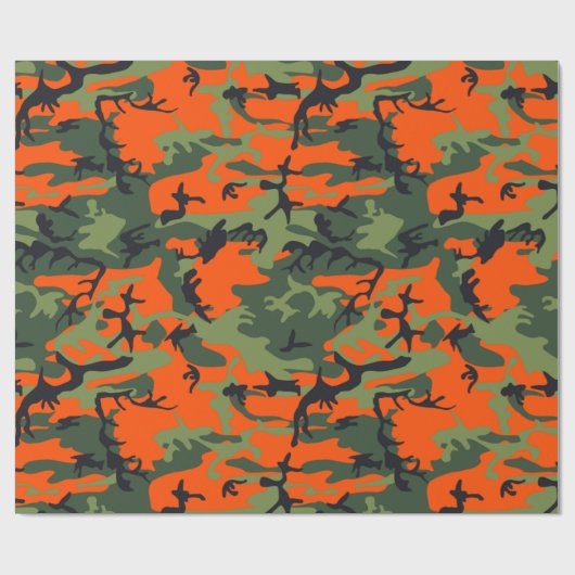 Camouflage Geschenkpapier (Flach)