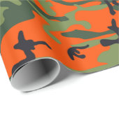Camouflage Geschenkpapier (Rolleneckpunkt)