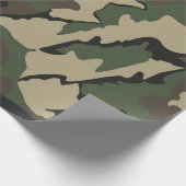 Camouflage Geschenkpapier (Ecke)