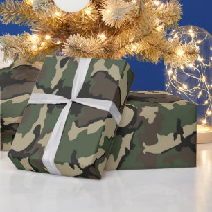 Camouflage Geschenkpapier