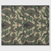 Camouflage Geschenkpapier (Flach)