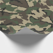 Camouflage Geschenkpapier (Ecke)