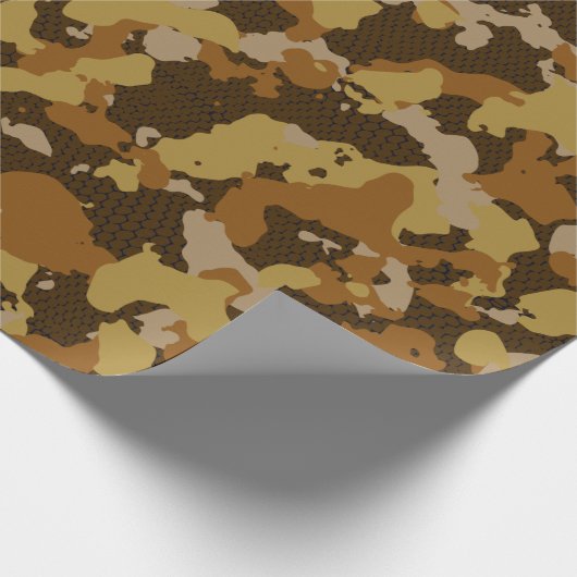 Camouflage Geschenkpapier (Ecke)