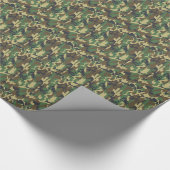 Camouflage Geschenkpapier (Ecke)