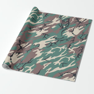 Camouflage Geschenkpapier