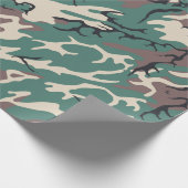 Camouflage Geschenkpapier (Ecke)