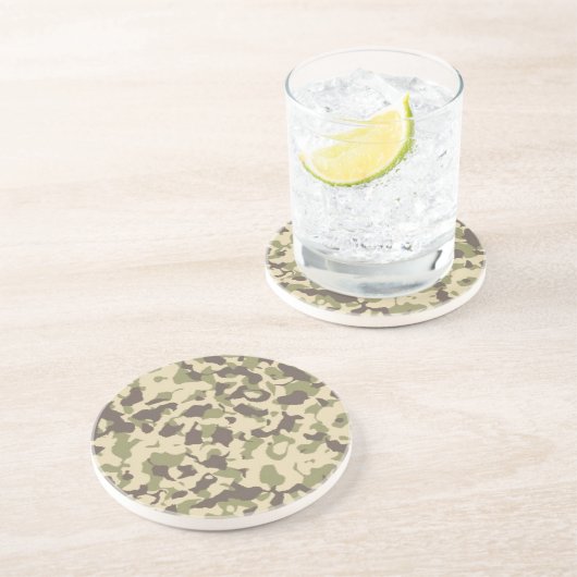 Camouflage Getränkeuntersetzer (Seite)
