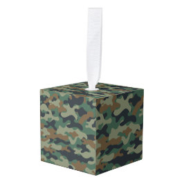 Camouflage-Gewebekasten Würfelornament