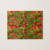 Camouflage Gold Xmas Muster Puzzle (Horizontal)