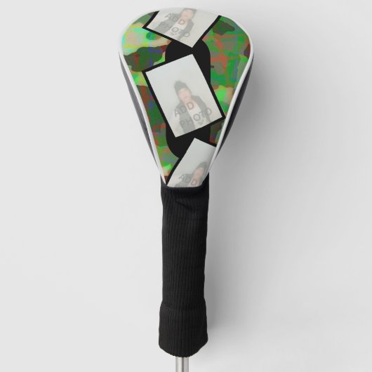 Camouflage Golf Head Cover mit Fotos Headcover (Vorderseite)