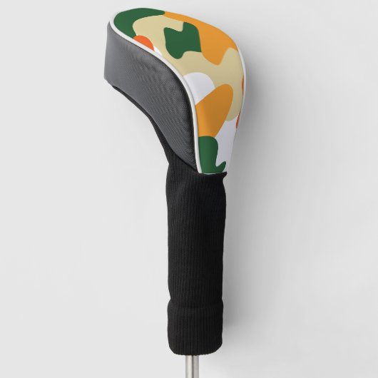 camouflage golf headcover (angewinkelt)