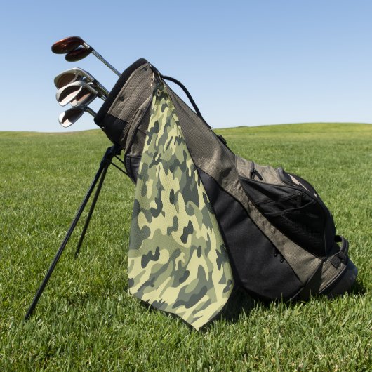 Camouflage Golfhandtuch (Gras)