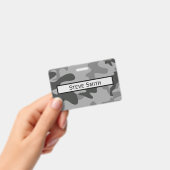 Camouflage Graues Zubehör Ausweis (Handheld)