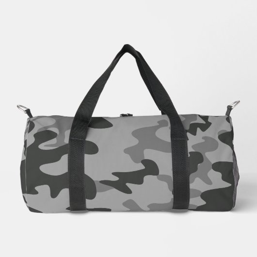 Camouflage Graues Zubehör Duffle Bag (Vorderseite)