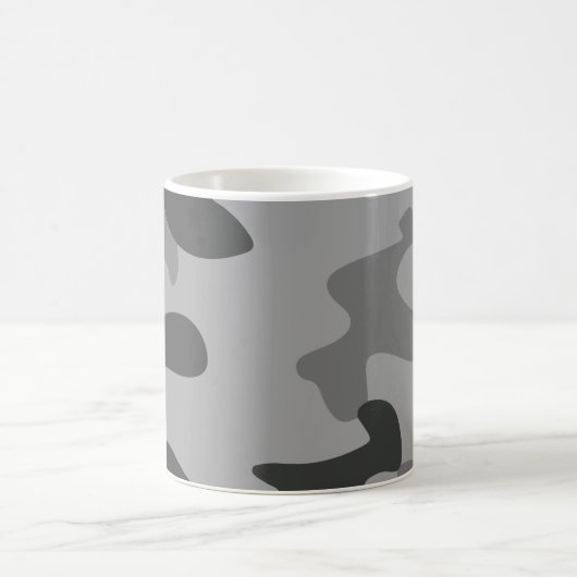 Camouflage Graues Zubehör Kaffeetasse (Mittel)