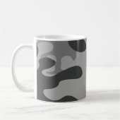 Camouflage Graues Zubehör Kaffeetasse (Links)