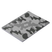 Camouflage Graues Zubehör Notizblock (Linke Seite)