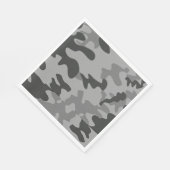 Camouflage Graues Zubehör Serviette (Ecke)