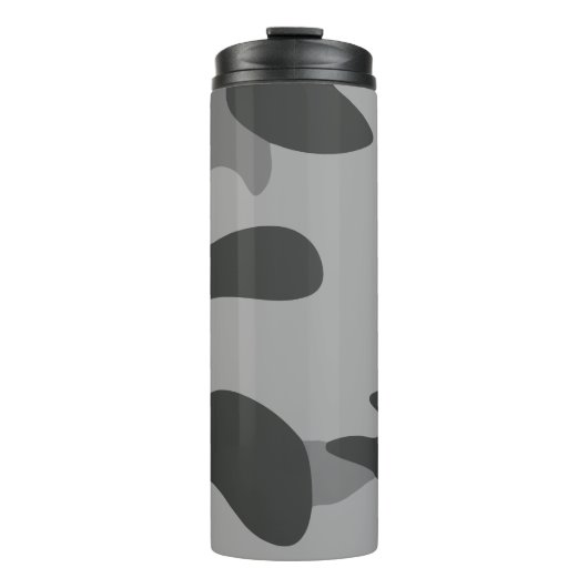 Camouflage Graues Zubehör Thermosbecher (Vorderseite)