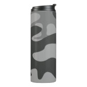 Camouflage Graues Zubehör Thermosbecher (Nach links gedreht)