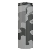 Camouflage Graues Zubehör Thermosbecher (Rückseite)