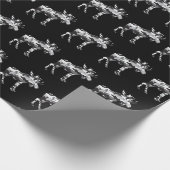 Camouflage Gray Moose Geschenkpapier (Ecke)