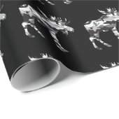 Camouflage Gray Moose Geschenkpapier (Rolleneckpunkt)