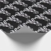 Camouflage Gray Snowmobile Geschenkpapier (Ecke)