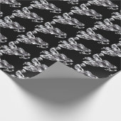 Camouflage Gray Snowmobiler Geschenkpapier (Ecke)