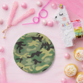 Camouflage Green | Army Birthday Pappteller (Party)