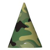 Camouflage Green | Army Birthday Partyhütchen (Rechts)