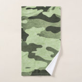 Camouflage Green Bath Handtuch Set (Handtuch)