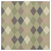 Camouflage Green Brown Geometric Muster Stoff (Nahaufnahme)