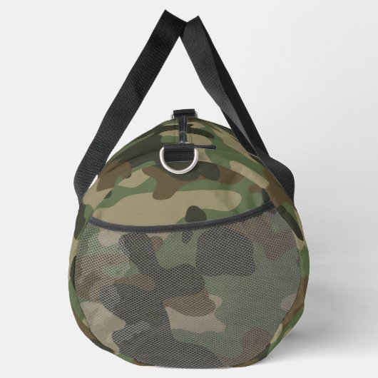 Camouflage Green Camouflage Army Pattern Duffle Bag (Rechts)