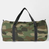 Camouflage Green Camouflage Army Pattern Duffle Bag (Rückseite)