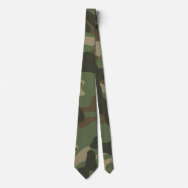 Camouflage Green Camouflage Army Pattern Krawatte