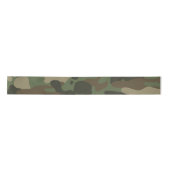 Camouflage Green Camouflage Army Pattern Satinband (Vorderseite)