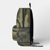 Camouflage Green Camouflage Army Pattern School Bedruckter Rucksack (Rechts)