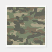 Camouflage Green Camouflage Army Pattern Serviette (Vorderseite)