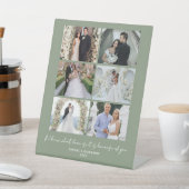 Camouflage Green Custom 6 Photo Valentine Sockelschild (In SItu)