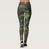 Camouflage Green Leggings (Rückseite)