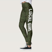 CAMOUFLAGE GREEN LG LOCAL GIRL LEGGINGS (Links)