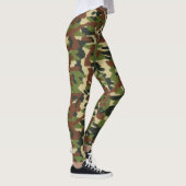 Camouflage Green und Brown Leggings (Rechts)