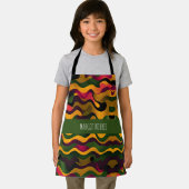 Camouflage Gren Pink Woman Regenbogenmuster Schürze (Insitu)